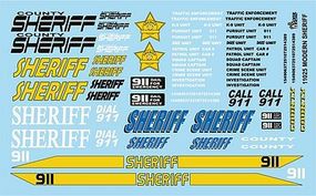 Gofer-Racing Sheriff Decals