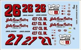 Gofer-Racing 1965 Ford Junior Johnson Race Car Graphics