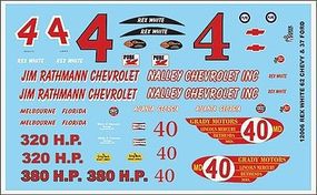 Gofer-Racing 1962 Chevy Rex White Graphics