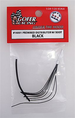 Gofer 1/25 Model Car Black Ignition Wire & Boot Material 1/24 New