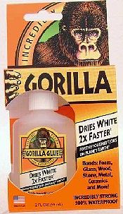 Gorilla 2oz. Dries White Gorilla Glue 10pc Counter Display