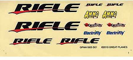 Great-Planes Decal Sheet Rifle EP ARF