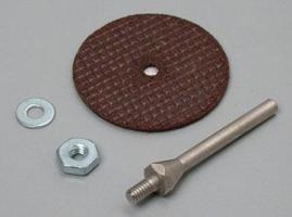 Great-Planes Cut-Off Wheel 1-1/4'' w/Mandrel Great-Planes Cut-Off Wheel 1-1/4'' w/Mandrel