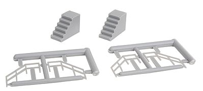 Great-West 2 Stairs/4 railings set - HO-Scale