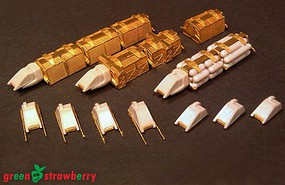 Green-Strawberry 1/350 WorkBee #1- Cargo, Passenger, Tanker Trains & Grabber Packs (Photo-Etch & Resin) Green-Strawberry 1/350 WorkBee #1- Cargo, Passenger, Tanker Trains & Grabber Packs (Photo-Etch & Resin)