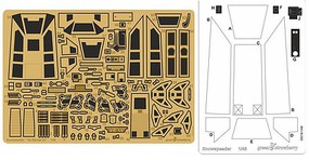 Green-Strawberry 1/48 Star Wars Empire Strikes Back Snowspeeder Detail Set for BAN (Photo-Etch) Green-Strawberry 1/48 Star Wars Empire Strikes Back Snowspeeder Detail Set for BAN (Photo-Etch)