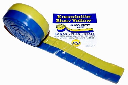 Green-Stuff Kneadatite Green Stuff Blue/Yellow Two-Part Epoxy Putty Tape 1x36 Roll (net wt. 3.5oz.)