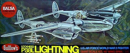 Guillows P-38L Lightning 40