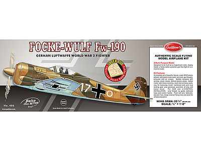 Guillows Model Kit WWII Model Focke-Wulf
