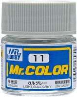 Gunze-Sangyo (bulk of 6) Solvent-Based Acrylic Semi-Gloss Light Gull Gray 10ml Bottle (6/Bx) Gunze-Sangyo (bulk of 6) Solvent-Based Acrylic Semi-Gloss Light Gull Gray 10ml Bottle (6/Bx)