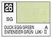 Gunze-Sangyo Solvent-Based Semi-Gloss Duck Egg Green 10ml Bottle Hobby and Model Enamel Paint #26