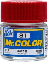 (bulk of 6) Solvent-Based Acrylic Gloss Russet 10ml Bottle (6/Bx)