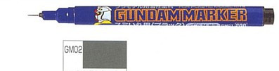 Gunze-Sangyo Mr. Hobby Gundam Marker Gray Fine Line Hobby Craft Paint Marker #gm2