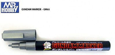 Gunze-Sangyo Mr. Hobby Gundam Marker Silver Hobby Craft Paint Marker #gm5