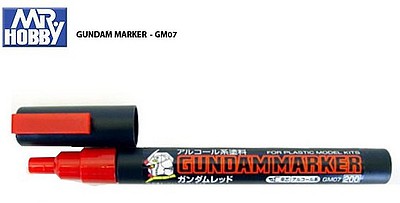 Gunze-Sangyo Mr. Hobby Gundam Marker Red Hobby Craft Paint Marker #gm7