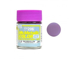 Gunze-Sangyo Metallic Purple 18ml Bottle Hobby and Model Lacquer Paint #gx206