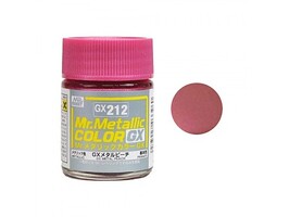 Gunze-Sangyo Metallic Peach 18ml Bottle Hobby and Model Lacquer Paint #gx212