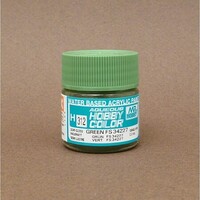 Gunze-Sangyo Aqueous Semi Gloss Green FS34227 10ml Bottle Hobby and Plastic Model Acrylic Paint #h312