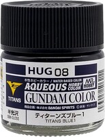 Gunze-Sangyo Aqueous Gundam Titans Blue 1 Hobby and Plastic Model Acrylic Paint #hug08