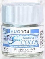 Gunze-Sangyo Aqueous Gundam Deactive White Hobby and Plastic Model Acrylic Paint #hug104