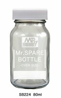 Gunze-Sangyo Mr Spare Empty Bottle Extra Large 40ml Hobby and Plastic Model Paint Supply #sb224