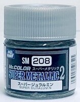 Gunze-Sangyo Super Metallic 2 Duralumin Lacquer 10ml Bottle Hobby and Model Lacquer Paint #sm208