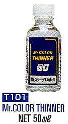 Mr. Color Leveling Thinner 400ml Plastic Bottle -- Hobby and Model
