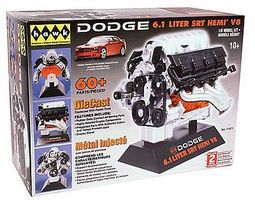 Dodge 6.1 Liter SRT Hemi V8 Diecast Model Engine Kit 1/6 Scale #11071