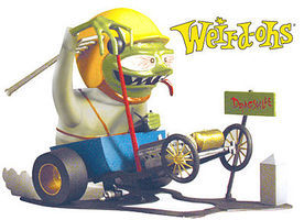 Hawk-Models Weird-Oh's Figure Digger Way Out Dragster Plastic Model Figure Kit #16001 Hawk-Models Weird-Oh's Figure Digger Way Out Dragster Plastic Model Figure Kit #16001