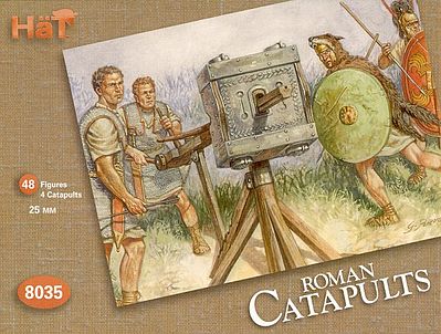 Hat Roman Catapults Plastic Model Military Figure Set 1/72 Scale #8035