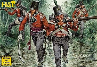 HAT 8042 NAPOLEONIC WARS 1/72 SCALE PLASTIC FRENCH LIGHT INFANTRY 