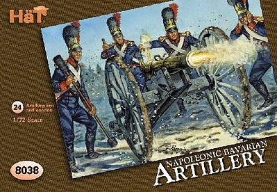 Hat Bavarian Artillery Plastic Model Military Figure Set 1/72 Scale #8038