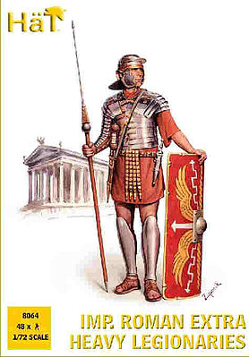 Hat Extra Heavy Roman Legionaries Plastic Model Military Figure Set 1/72 Scale #8064