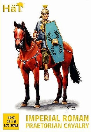 Hat Roman Praetorian Calvary Plastic Model Military Figure Set 1/72 Scale #8067