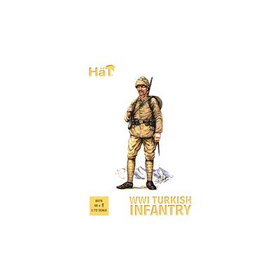 Hat WWI Ottoman Infantry Plastic Model Military Figure Kit 1/72 Scale #8070