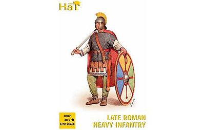 Hat Late Roman Heavy Infantry Plastic Model Military Figure Set 1/72 Scale #8087