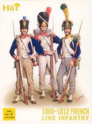 HaT Miniatures 1/72 FRENCH LINE CHASSEURS Figure Set