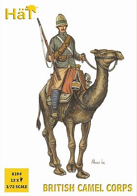Hat British Camel Corps Plastic Model Military Figure Set 1/72 Scale #8194