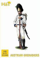Hat Austrian Grenadiers Plastic Model Military Figure Set 1/72 Scale #8198