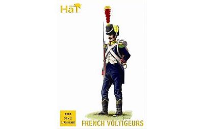Hat French Voltigeurs Plastic Model Military Figure Set 1/72 Scale #8218