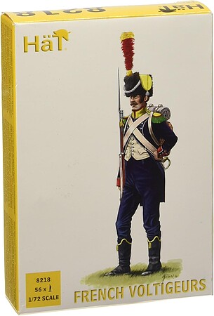 Hat French Voltigeurs Plastic Model Military Figure Set 1/72 Scale #8218