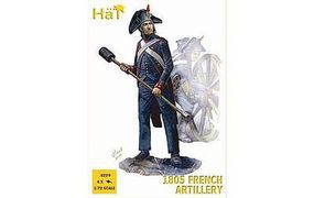 Hat 1805 French Artillery Plastic Model Military Figure Set 1/72 Scale #8229