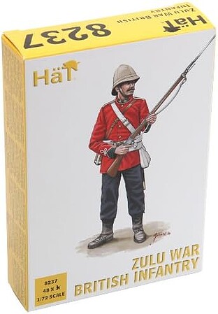 Hat Zulu War British Infantry Plastic Model Military Figure 1/72 Scale #8237