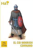 Hat El Cid Moorish Command Plastic Model Military Figure Set 1/72 Scale #8249