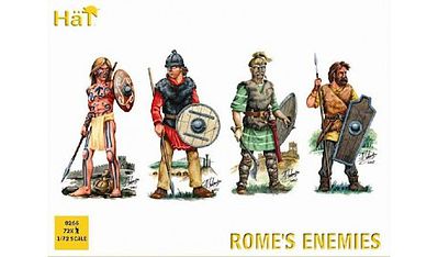 Hat Romes Enemies Plastic Model Military Figure Kit 1/72 Scale #8266