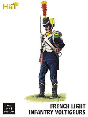 Hat French Light Infantry Voltigeurs Plastic Model Military Figure Set 1/32 Scale #9302
