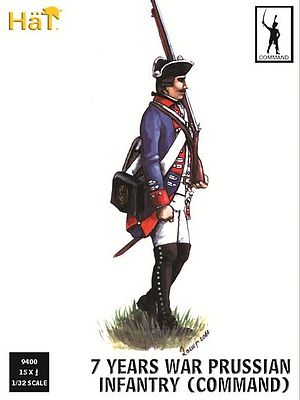 Hat 7YW Prussian Command Plastic Model Military Figure Set 1/32 Scale #9400