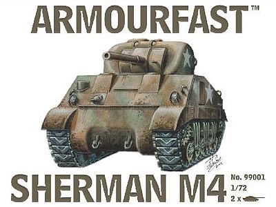 Hat Sherman Tank 2pak Plastic Model Military Vehicle 1/72 Scale #99001