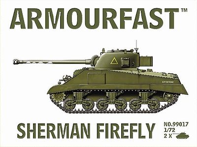 Hat Sherman Firefly Tanks Plastic Model Military Vehicle 1/72 Scale #99017