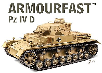 Hat Panzer IV Ausf.D Tank Kit 1/72 Scale Plastic Model Military Vehicle #99028